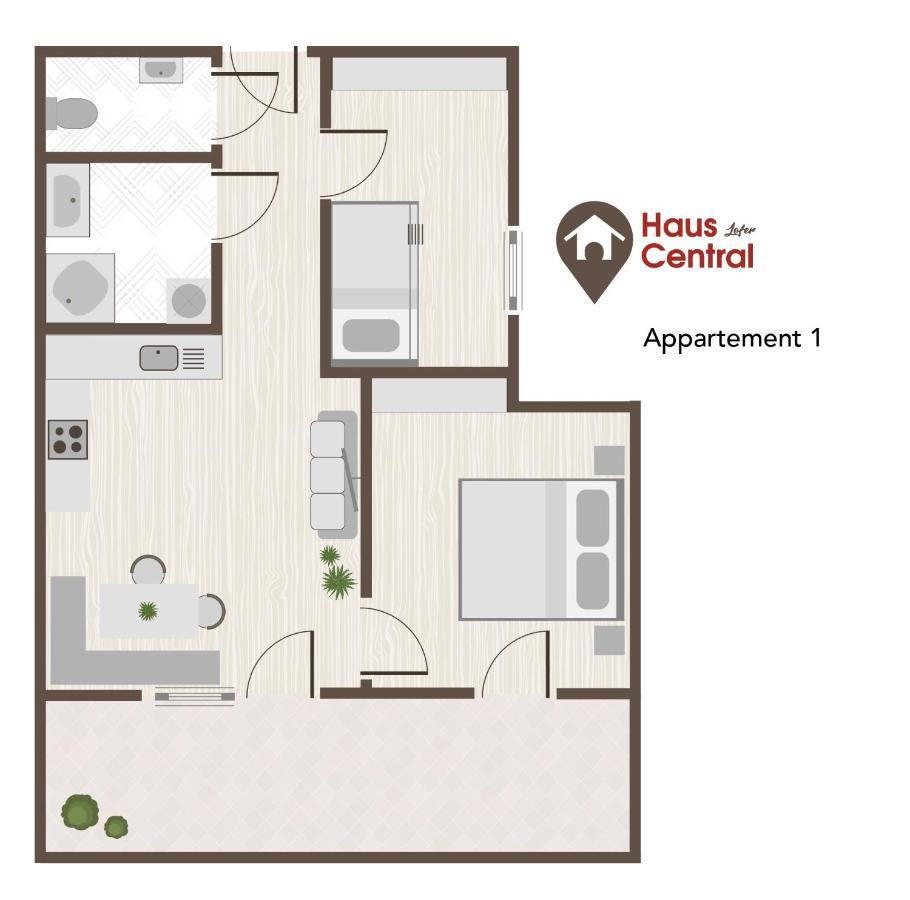Haus Central Lofer Dış mekan fotoğraf