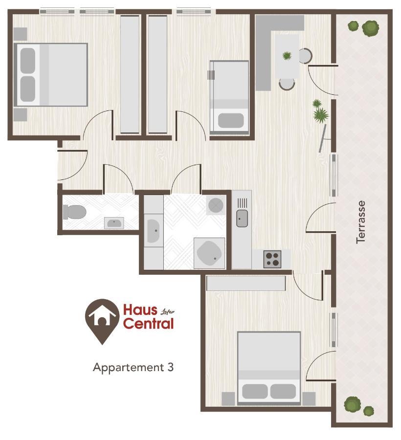 Haus Central Lofer Dış mekan fotoğraf