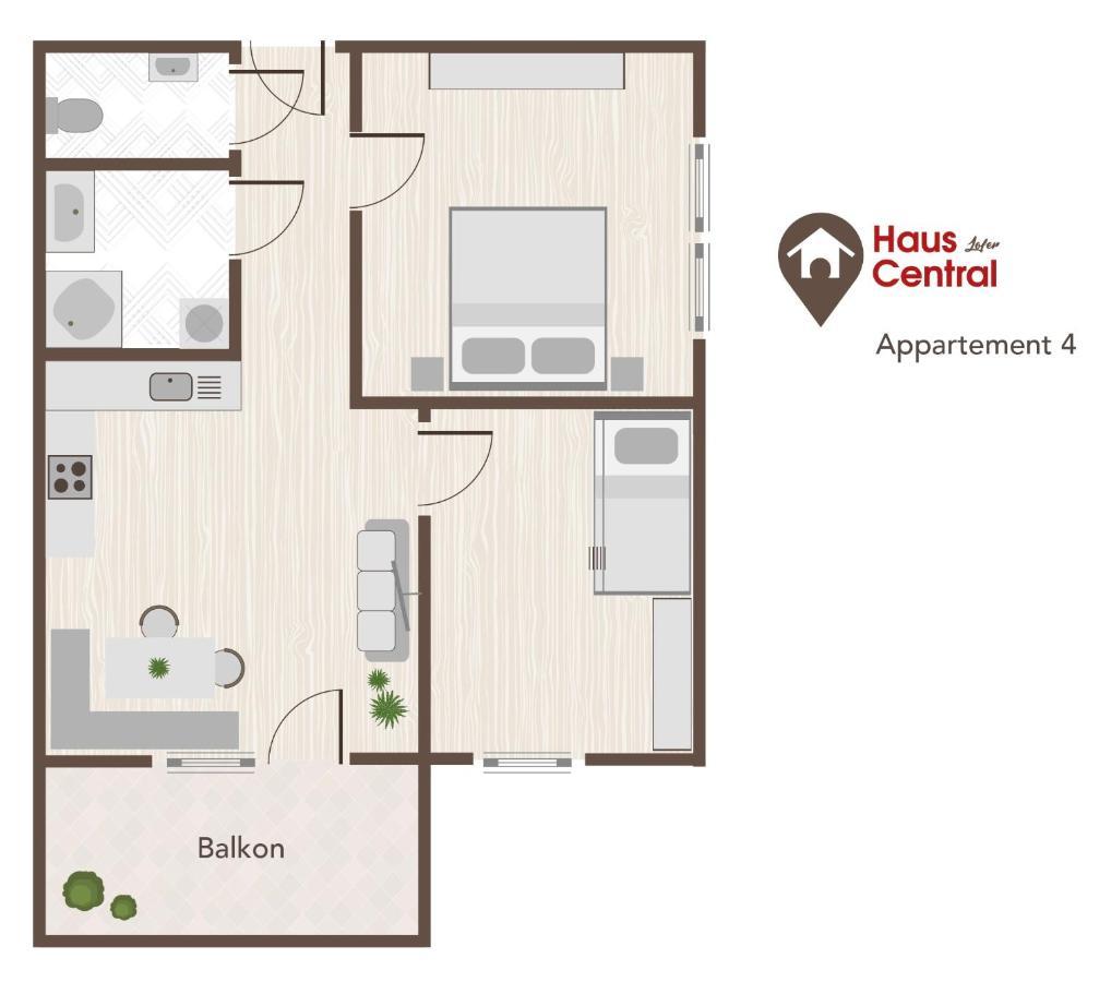 Haus Central Lofer Dış mekan fotoğraf