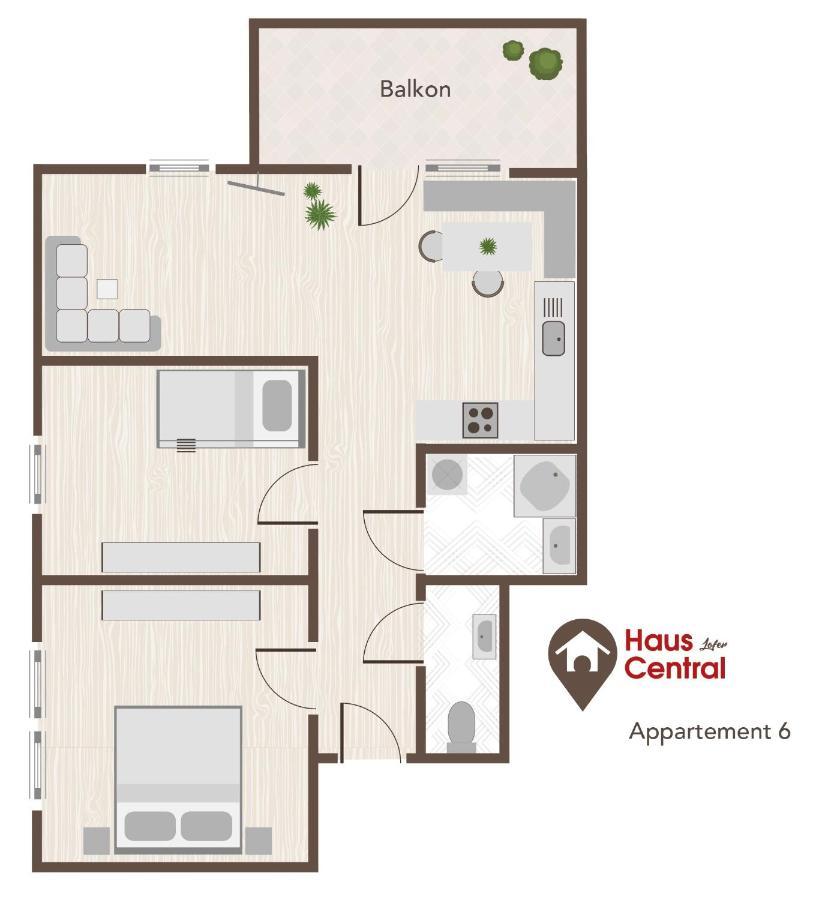 Haus Central Lofer Dış mekan fotoğraf