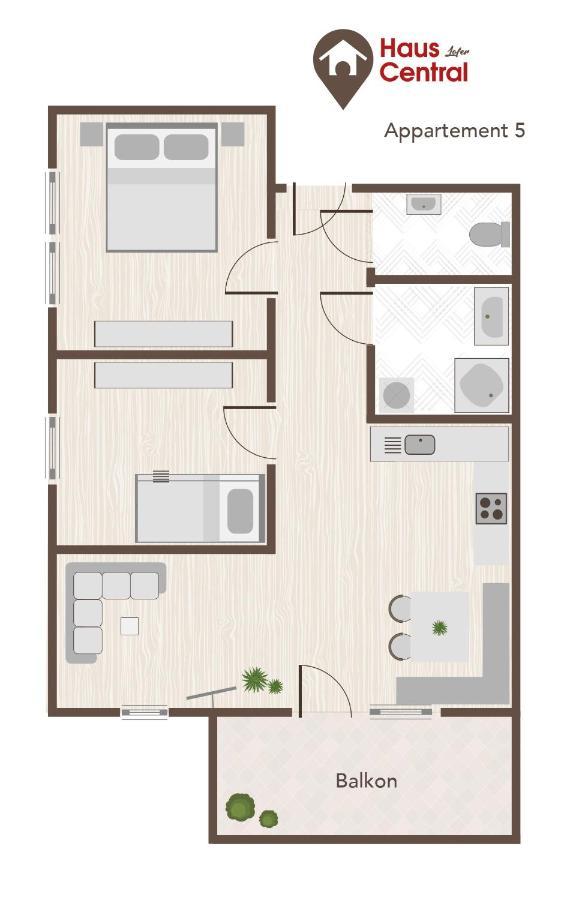 Haus Central Lofer Dış mekan fotoğraf